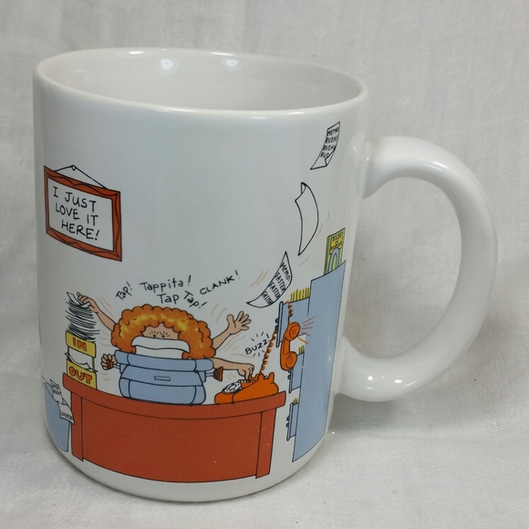 Hallmark Other - Hallmark MUG "How to Get Along at the Office" Multitasking 10 oz Cup 1984